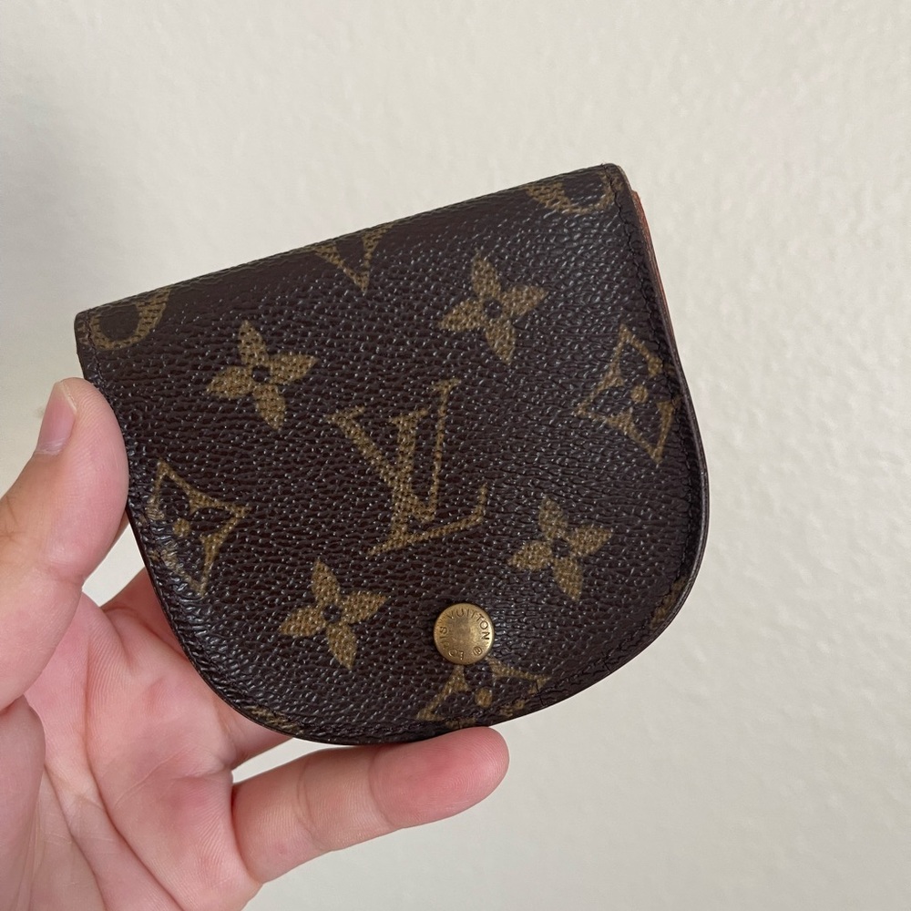 Authentic Louis Vuitton Porte Monnaie Gousset Coin Purse RARE